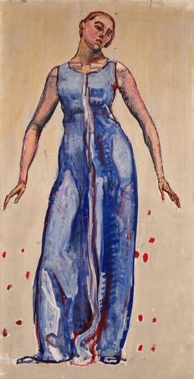 無限をのぞく図 作： Ferdinand Hodler