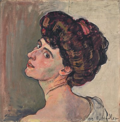 パリジャン。バレンタインゴデダレルの肖像1873-1915、1909年 作： Ferdinand Hodler
