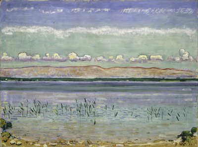 ジュラ丘とジュネーブ湖、1911 作： Ferdinand Hodler