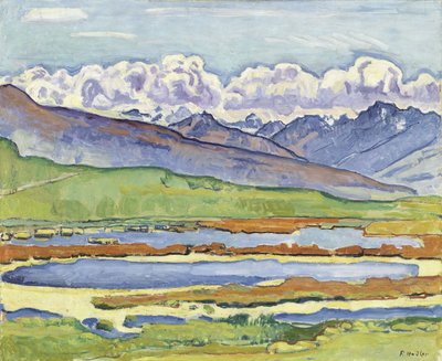 モンタナの風景 作： Ferdinand Hodler