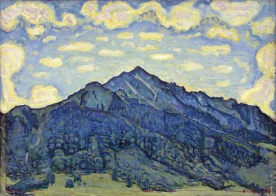 スイスアルプスの風景 作： Ferdinand Hodler