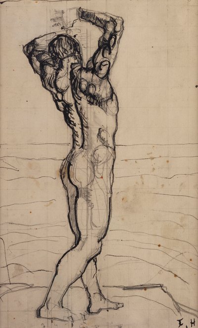 男性ヌード、真実の研究;男性のヌード、真実の研究、1902年 作： Ferdinand Hodler