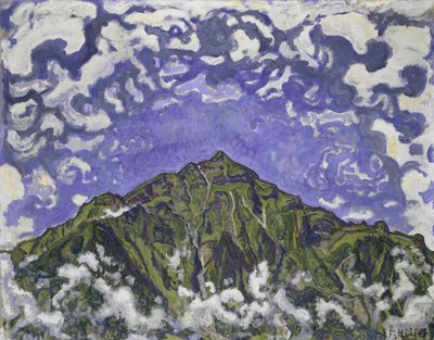 ホイストリッチから見たニーセン山、1910 作： Ferdinand Hodler