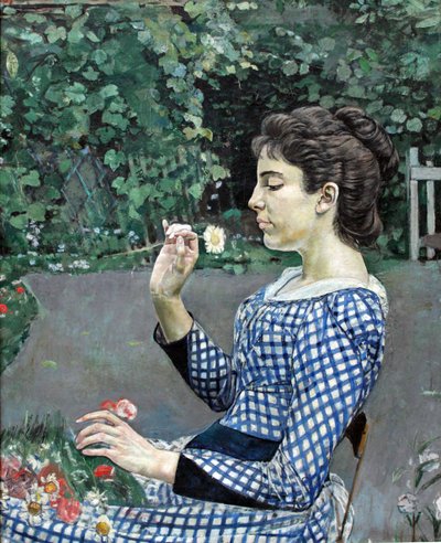 HélèneWeigléの肖像 作： Ferdinand Hodler