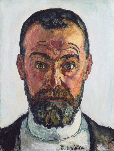 自画像、1912年。 作： Ferdinand Hodler