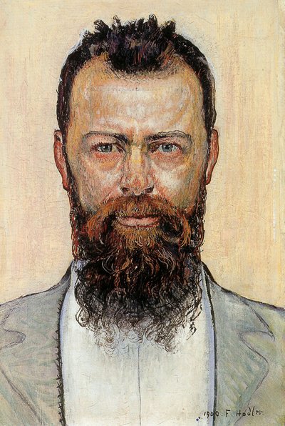 自画像 作： Ferdinand Hodler