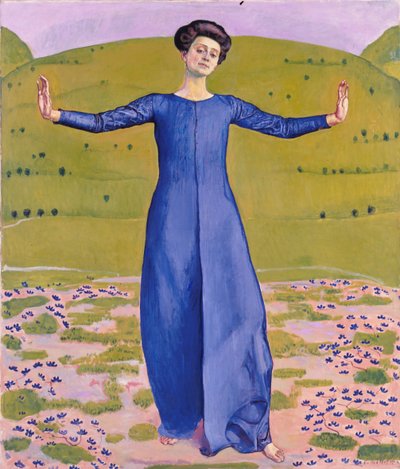 遠くからの歌、1906 作： Ferdinand Hodler