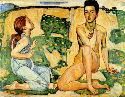 春 作： Ferdinand Hodler