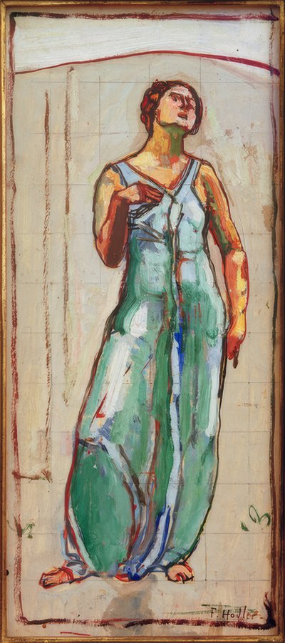 View into Infinity」のスタディ 作： Ferdinand Hodler