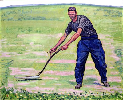 芝刈り機 作： Ferdinand Hodler