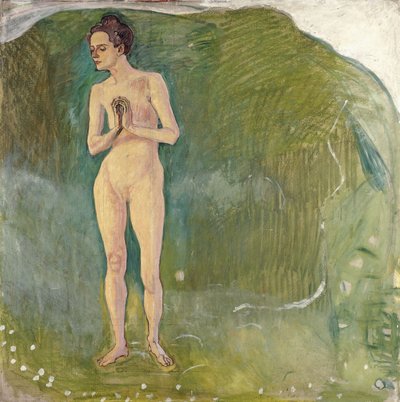 流れの中の女、1903 作： Ferdinand Hodler