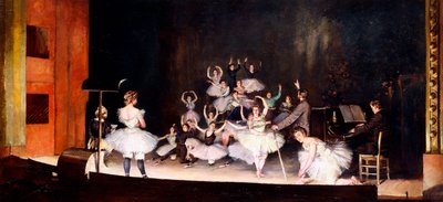 オペラハウスでのリハーサル。繰り返しal&39;Opera 作： Ferdinand Joseph Gueldry