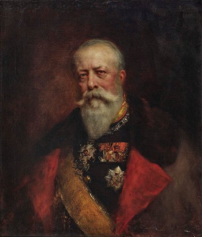 バーデン大公フレデリック 1 世の肖像 1826 年から 1907 年。 作： Ferdinand Keller