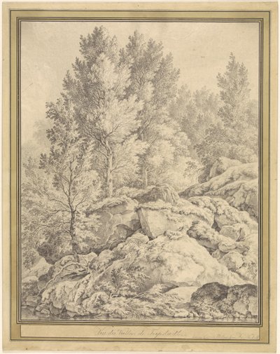 ファルツのトリプシュタット渓谷の眺め 作： Ferdinand Kobell