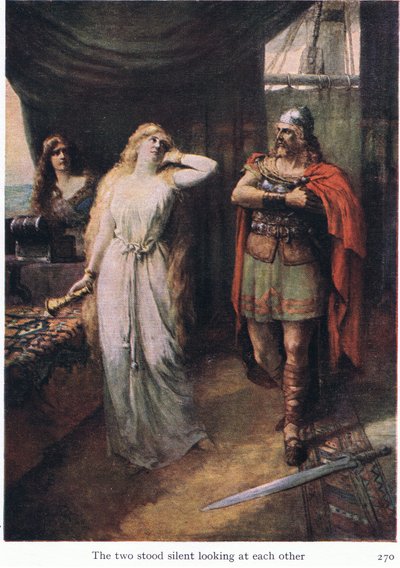 ワーグナーのオペラの物語」（1932年、George Harrap & Co Ltd.発行）の挿絵。 作： Ferdinand Lecke