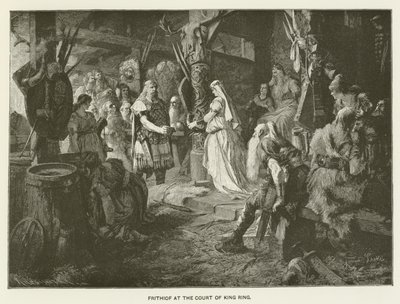 キングリングの裁判所でフリチオフ 作： Ferdinand Leeke