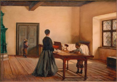 アーティストの寝室 作： Ferdinand Mallitsch