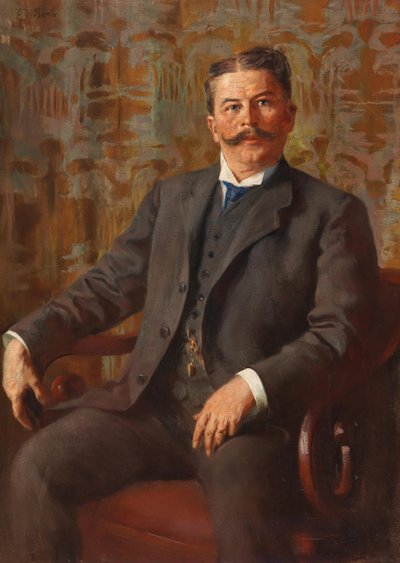 セルフ・ポートレート。 作： Ferdinand Max Bredt