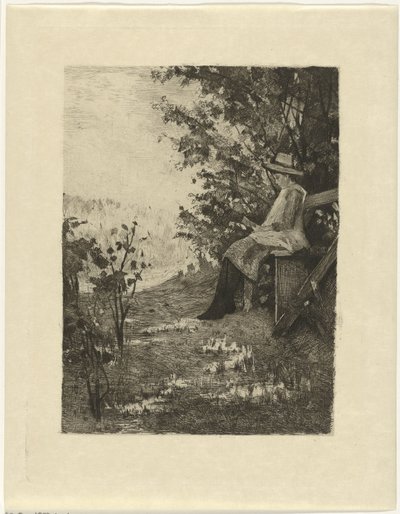 ソファで読書する少年 涼しい場所 作： Ferdinand Oldewelt