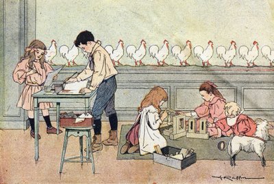 雨の日の家の中でのゲーム、Imagier de l