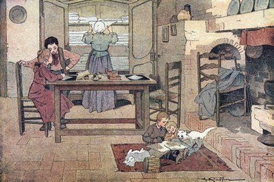 在宅勤務（宿題、読書、家事）、Imagier de l