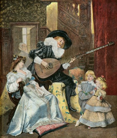 ラ・サラバンド,1895（イラスト） 作： フェルディナンド・ロイベット