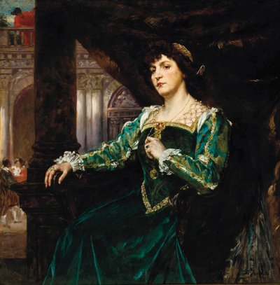 クレメンソー夫人の肖像 作： Ferdinand Roybet