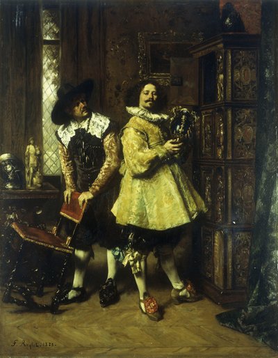 Conoisseurs、1883 作： Ferdinand Roybet