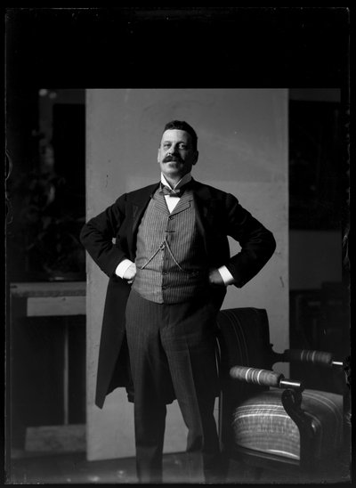 チャールズ・ヴィトゲンシュタイン（1847-1913）の写真 作： Ferdinand Schmutzer