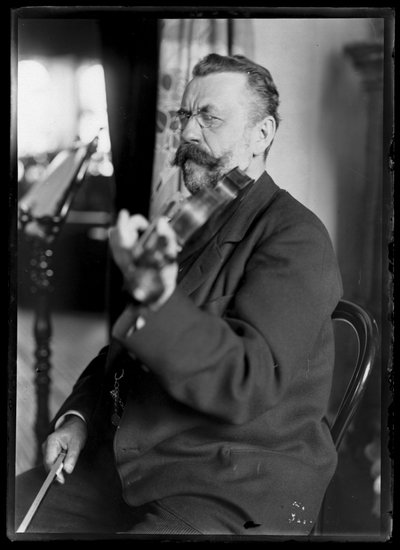 イマニュエル・ヴィルト（1842-1923）の写真 作： Ferdinand Schmutzer