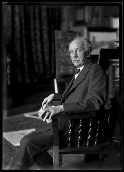 リヒャルト・シュトラウス（1864-1949）の写真 作： Ferdinand Schmutzer