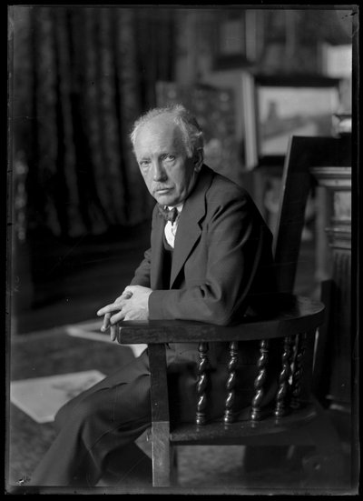 リヒャルト・シュトラウス（1864-1949）の写真 作： Ferdinand Schmutzer