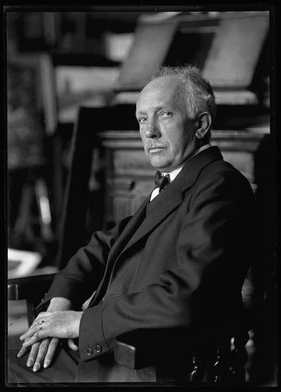 リヒャルト・シュトラウス（1864-1949）の写真 作： Ferdinand Schmutzer