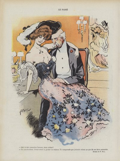 Ilustração para Le Rire (litho colorida) 作： Ferdinand Sigismund Bac