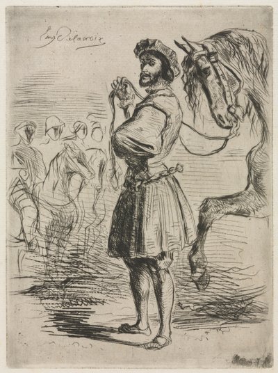 フランシス1世の時代の主、1833年。 作： Ferdinand Victor Eugene Delacroix