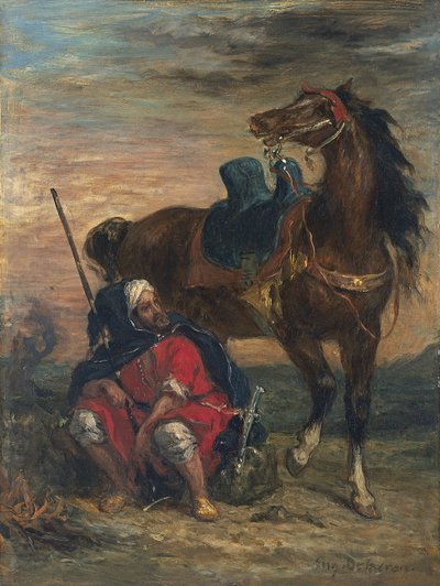 アラブライダー 作： Ferdinand Victor Eugene Delacroix