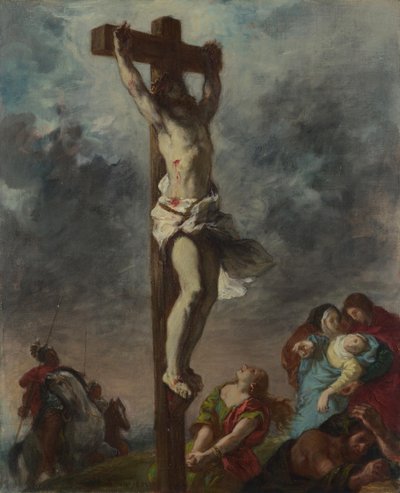 十字架上のキリスト、1853 作： Ferdinand Victor Eugene Delacroix