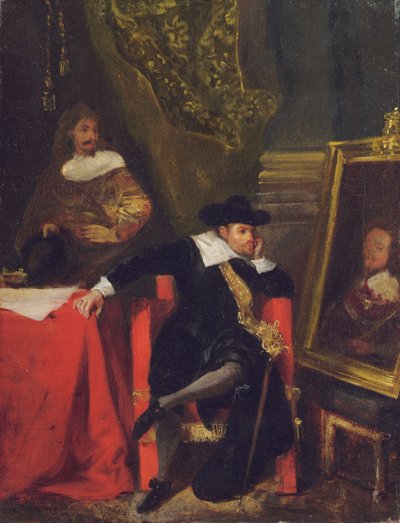 ウィンザー城のクロムウェル、1828 作： Ferdinand Victor Eugene Delacroix