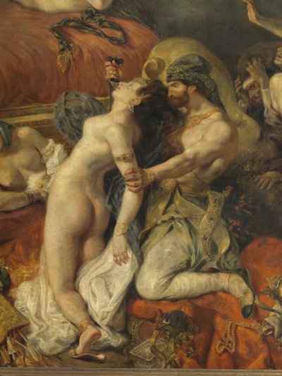 詳細：サルダナパレの死 作： Ferdinand Victor Eugene Delacroix