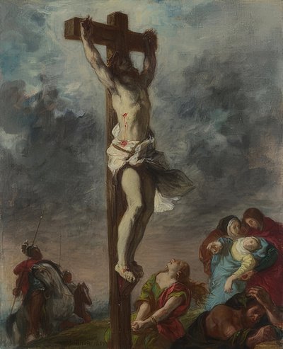 はりつけ。 1853 作： Ferdinand Victor Eugene Delacroix