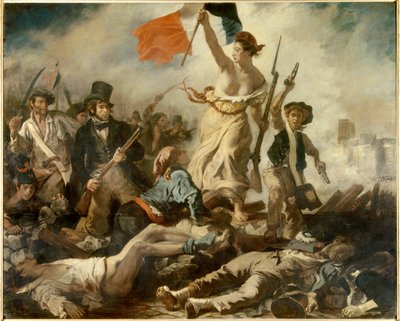 人民を導く自由、7月28日 作： Ferdinand Victor Eugene Delacroix