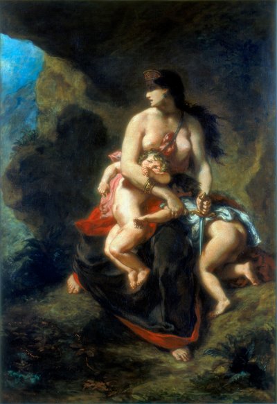 メデア、1862 作： Ferdinand Victor Eugene Delacroix