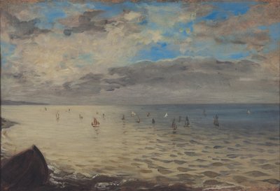 ディエップの高原から見た海 作： Ferdinand Victor Eugene Delacroix