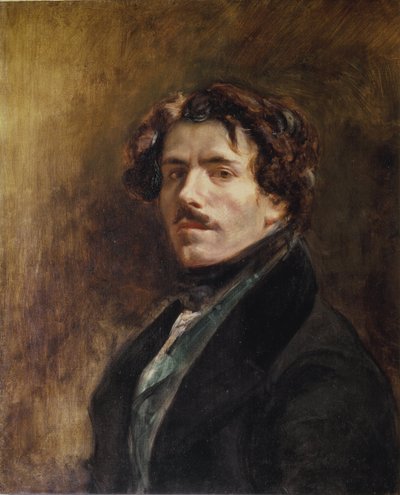 自画像 - 油彩・キャンバス 作： Ferdinand Victor Eugene Delacroix