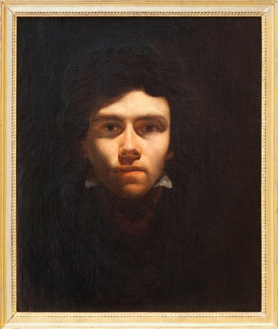 Eugene Delacroix (1798-1863)、フランスの画家による自画像推定 - ドラクロワに帰属する絵画 - 写真、KIM Youngtae、ルーアン、Musee des Beaux Art de Rouen 作： Ferdinand Victor Eugene Delacroix