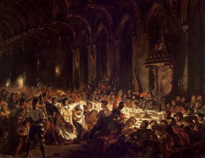 リエージュ司教の暗殺 作： Ferdinand Victor Eugene Delacroix