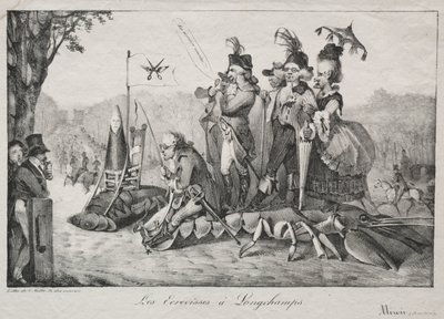 ロンシャンのザリガニ、1822年。 作： Ferdinand Victor Eugene Delacroix
