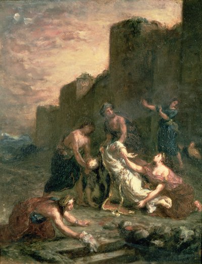 聖ステパノの殉教、1860 作： Ferdinand Victor Eugene Delacroix