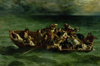 ドンファンの難破船 作： Ferdinand Victor Eugene Delacroix