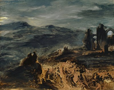 魔女の安息日、1831-33 作： Ferdinand Victor Eugene Delacroix